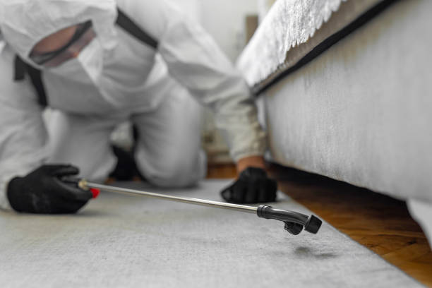Professional Termite Control technician working in Oak Creek, WI